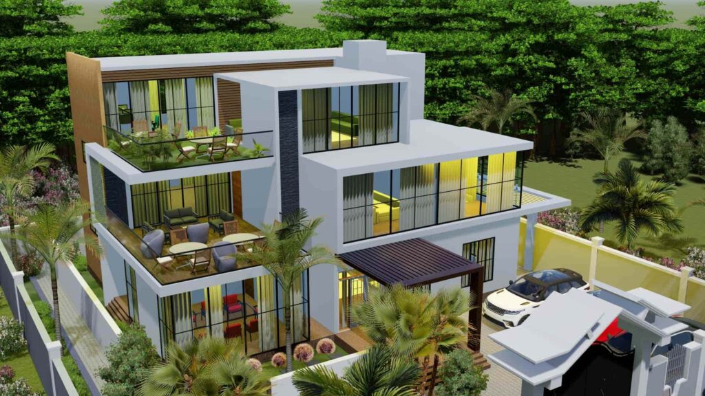 Luxury residential house